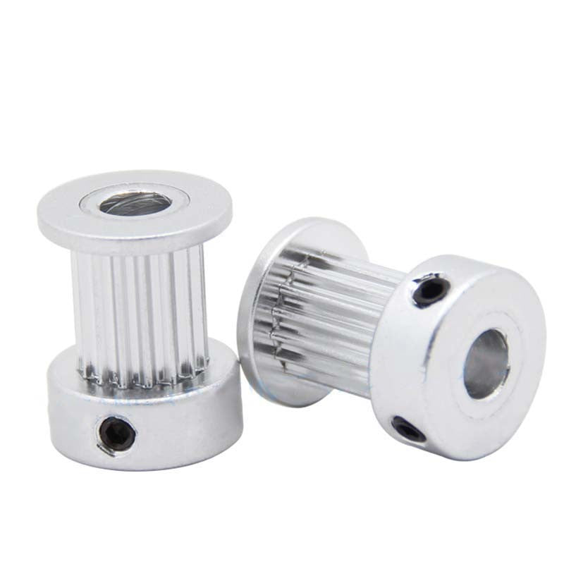 20T/16T GT2 Gear 5mm/6.35mm/8mm Pulley Aluminum for 3D Printer 10mm Timing Belt