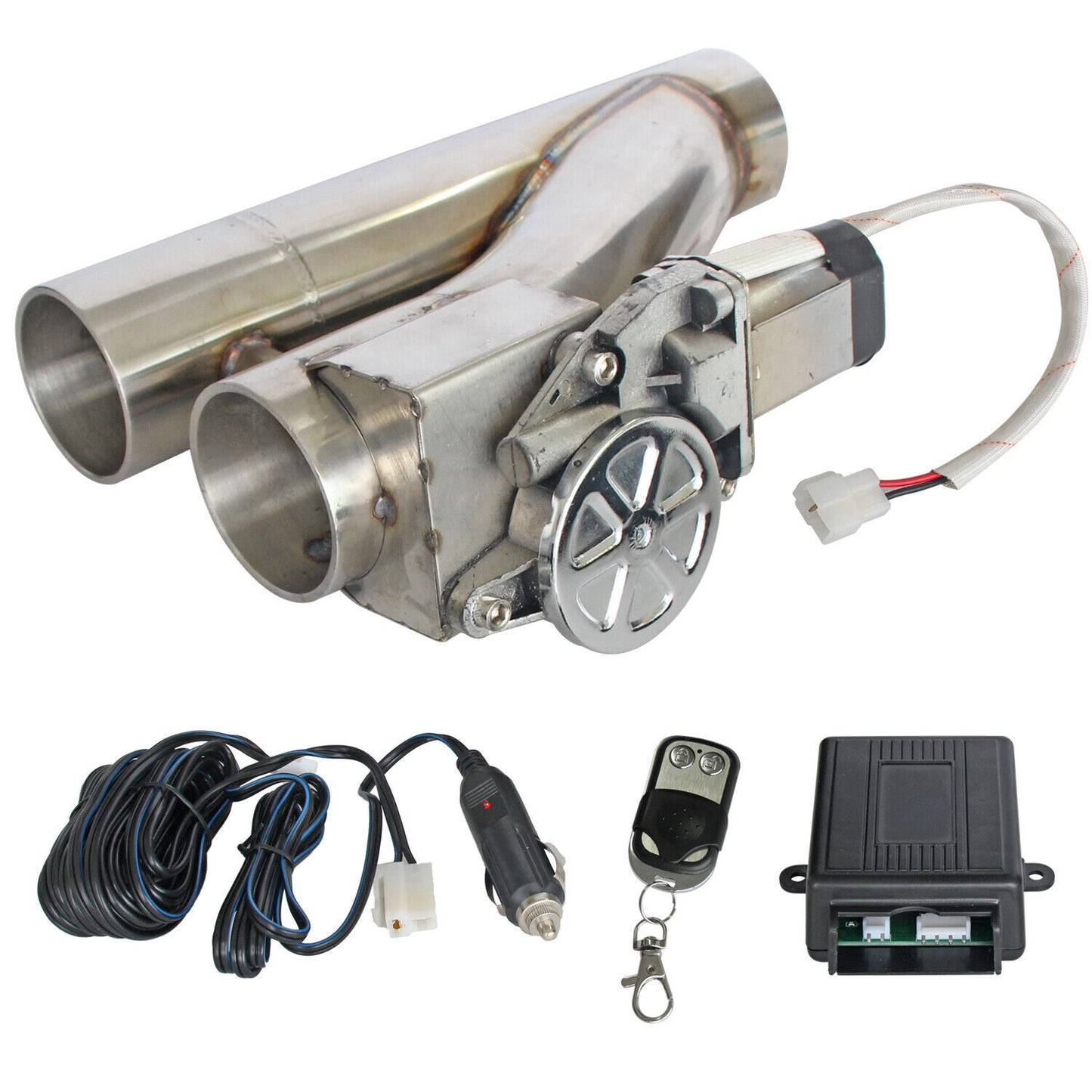 ya 5 6.16.2 2.5 Electric Dual Valve Downpipe Controller Remote for MAN ual Fast Shipping