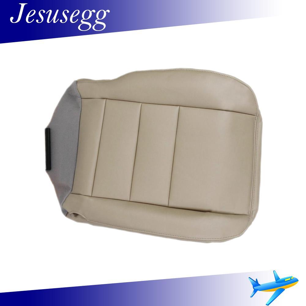 ya 12 5.22 Front Driver Side Bottom for Seat Cover Medium Parchment Tan For 2002-2007 F250 F350