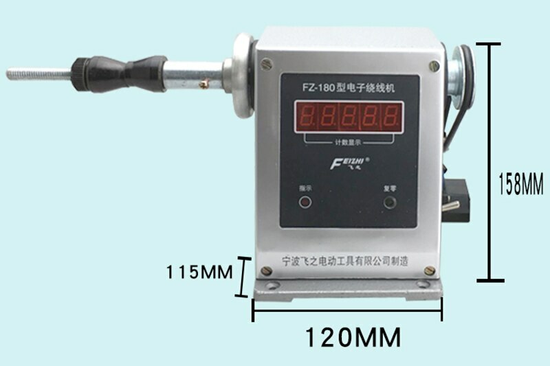 Electric counting winding machine Adjustable type semi-automatic winding Tool