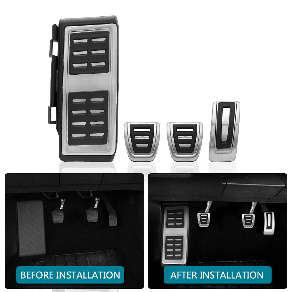 ya 9 6.5.2 Car Interior Footrest Brake Pedal Aluminum Accelerator for VW for Golf 7 GTI MK7
