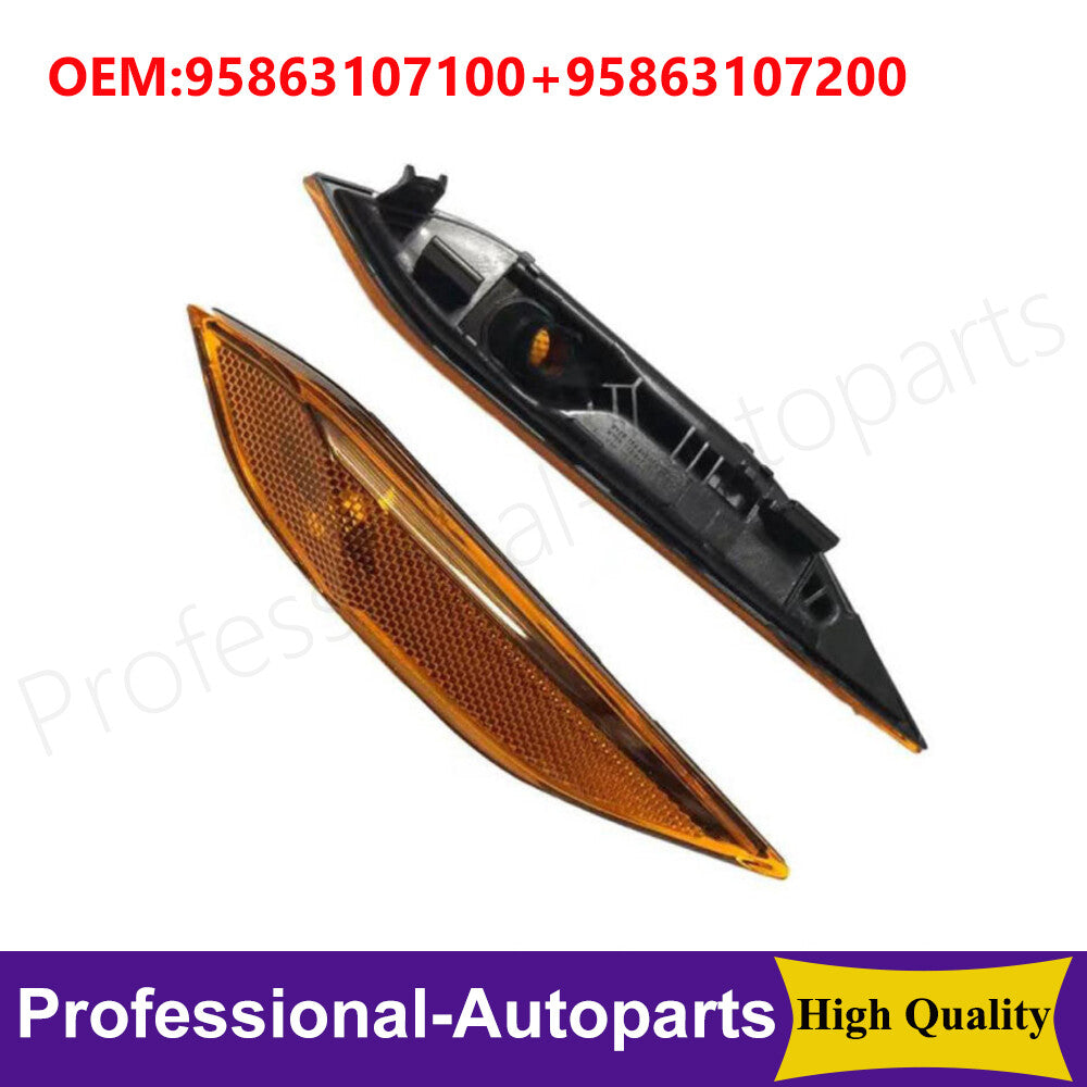 ya 4 6.21 1Pair Front L+R Side Marker Lamp Turn Signal Light for Porsche for Cayenne 92A 3.6L