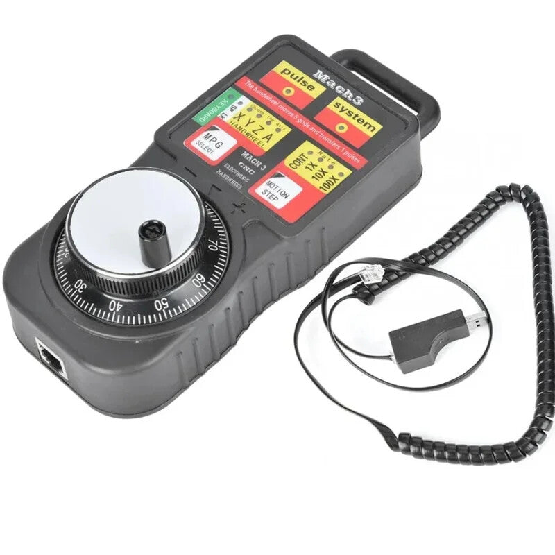 Mach3 USB Industrial Electronic Handwheel Mpg4 4-axis Manual Pulse Generator