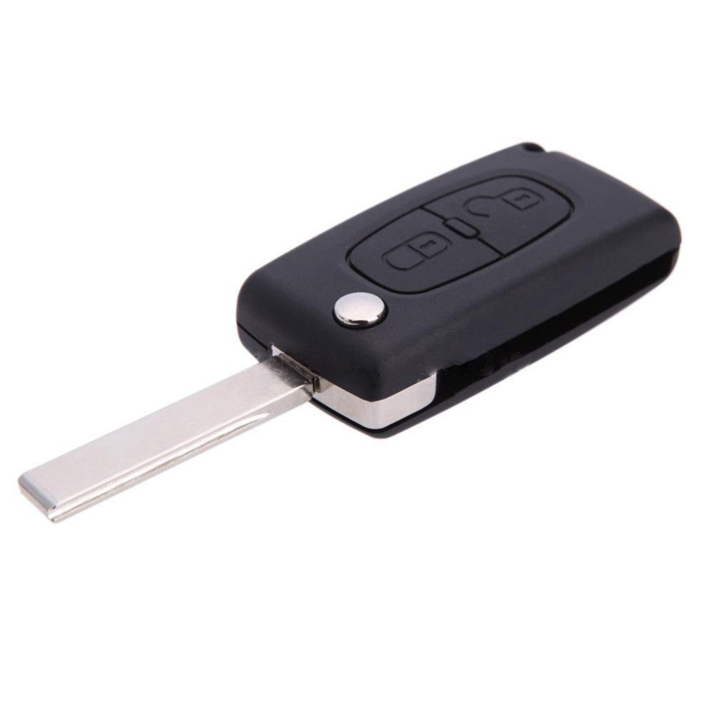 ya 10 5.28 Car Key Replacement 2 Buttons Remote Entry Folding Key Shell Fob Case Cover for