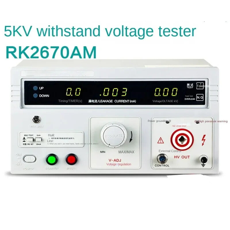 Withstanding Voltage Tester RK2670AM High Voltage Machine AC and DC 5000V