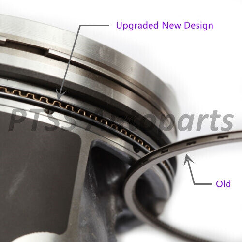 ya 3 6.25.2 KS Upgraded Piston & Rings Assembly 06H107065DM Set 23mm for VW for Audi A4 Q3 Q5