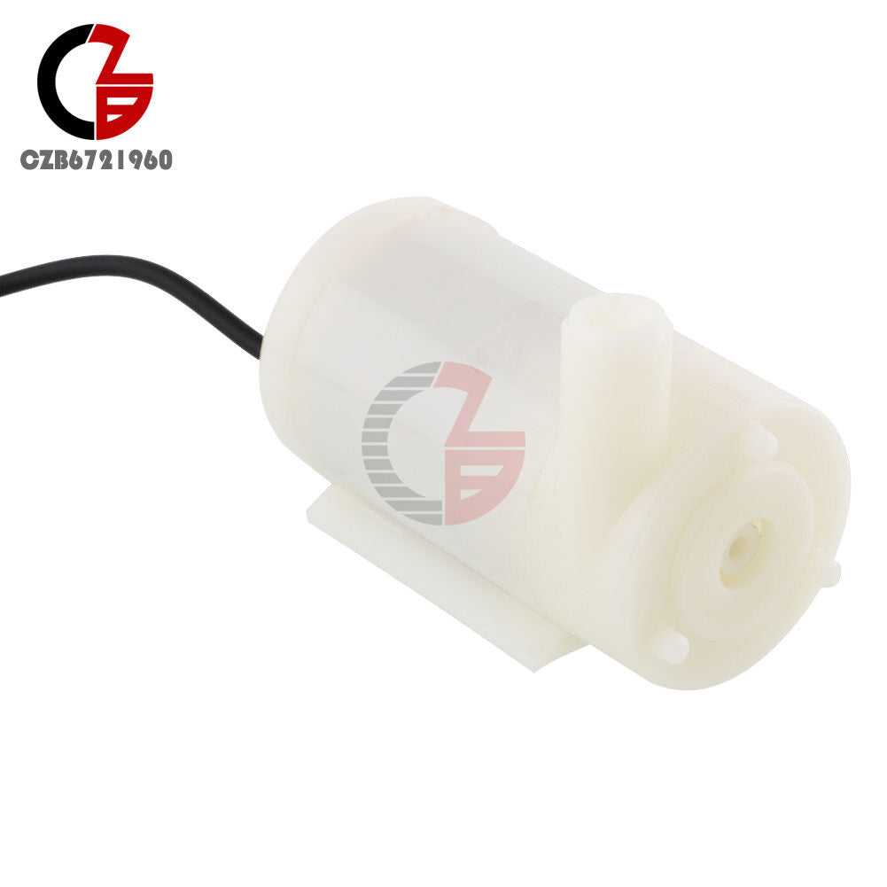 ya 25 2PCS Ultra-quiet Mini DC 3-6V 120L/H Brushless Motor Submersible Water Pump