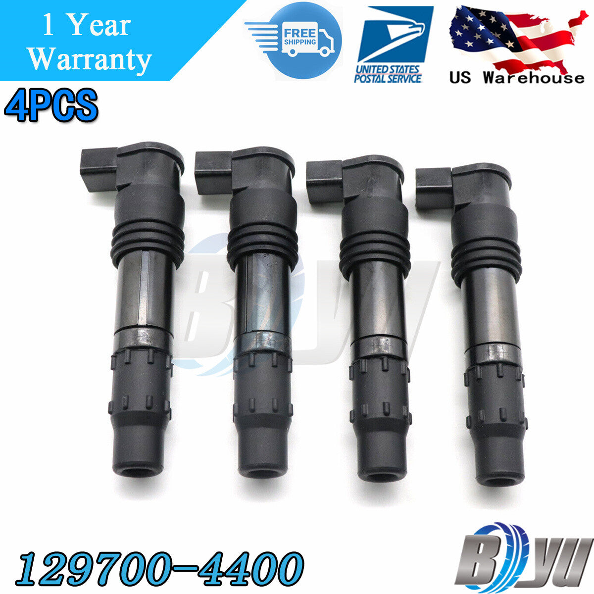 ya 4 6.22 4PCS for Suzuki Hayabusa GSX1300R1999-2012 Ignition Coils Packs 129700-4400