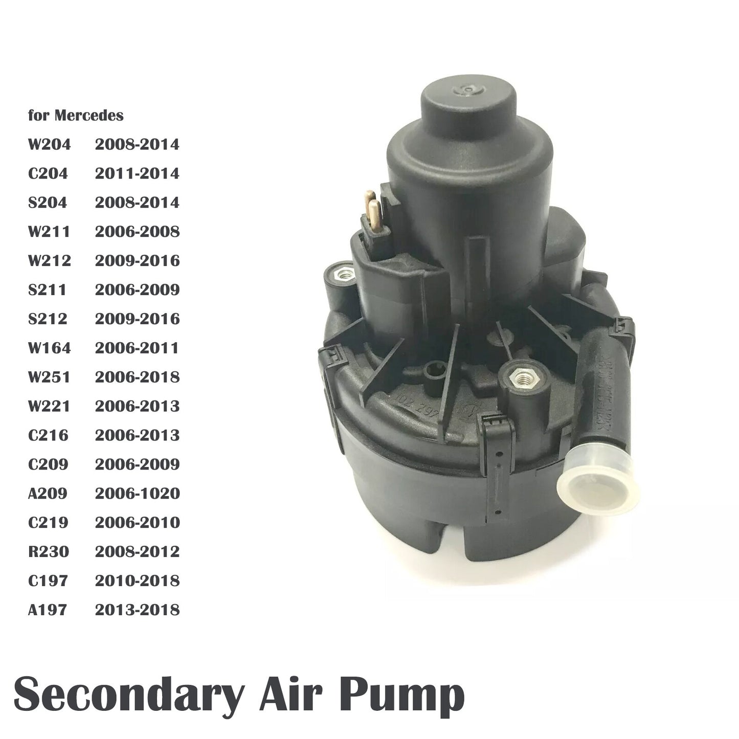 ya 5 8.7 Smog Secondary Air Pump for Mercedes C-Class W204 C63 AMG E-Class W212 E63