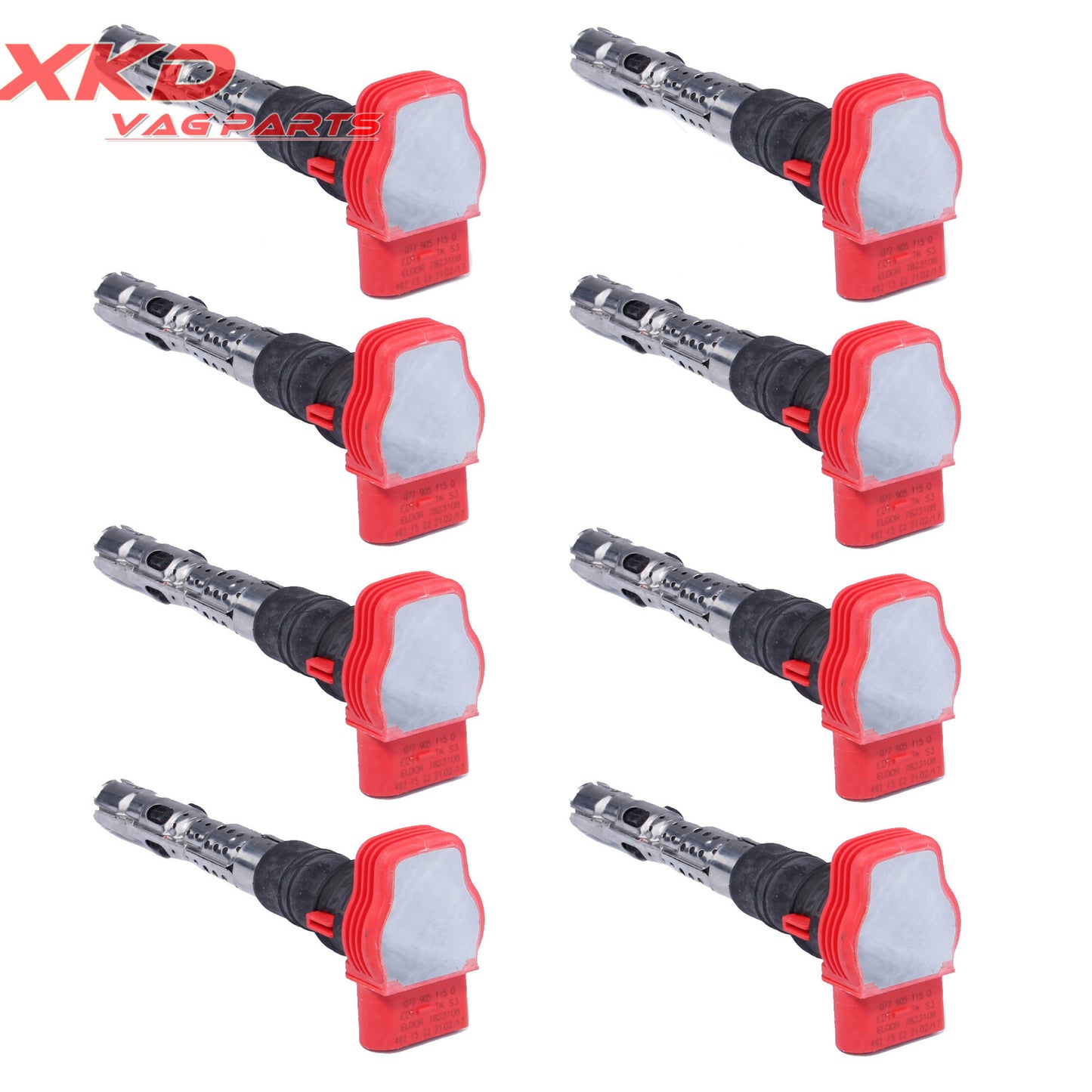 ya 5 8.7 8 pcs ignition coils for Audi A8 S6 A6 Allroad Quattro for VW Touareg 4.2L 077905115Q