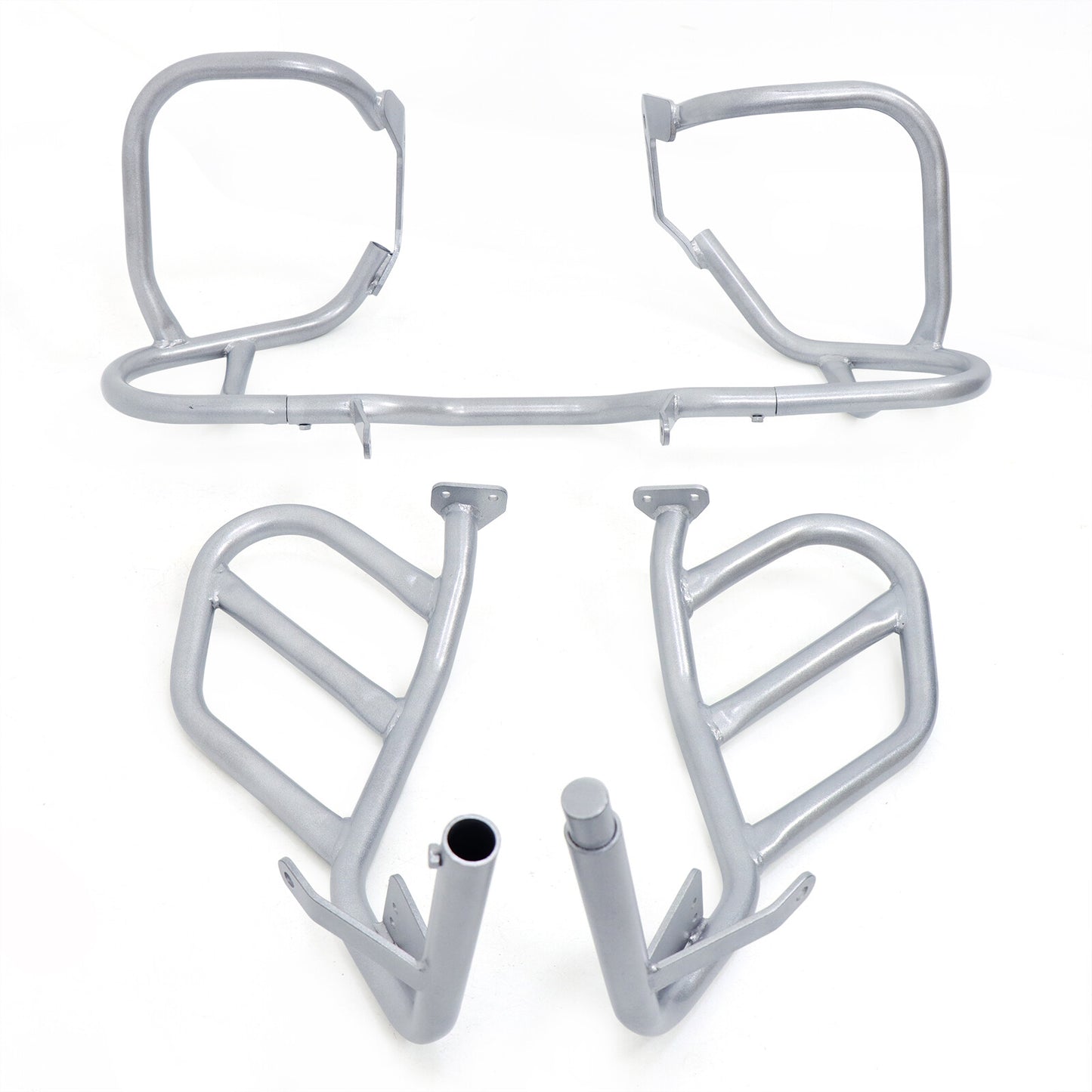 ya 2 6.30 Suitable for BMW R1200GS 2008 - 2012 Silver Road Engine Guard Upper and Lower Crash Bars