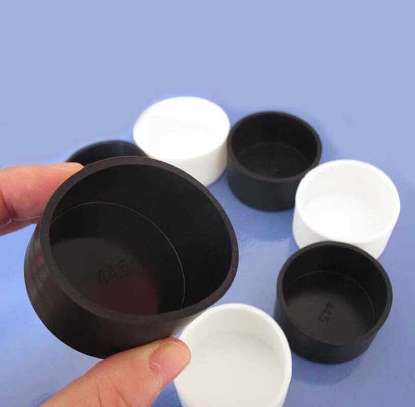 Silicone Rubber Chair/Table Leg Ends, Diameters 32.5-78.5mm, Round Tips