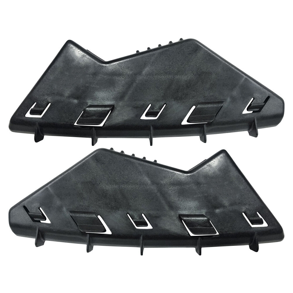 ya 27 6.18.2 2 Front Bumper Upper Brackets Left & Right Fits 2013-2018 for Hyundai Santa Fe Black