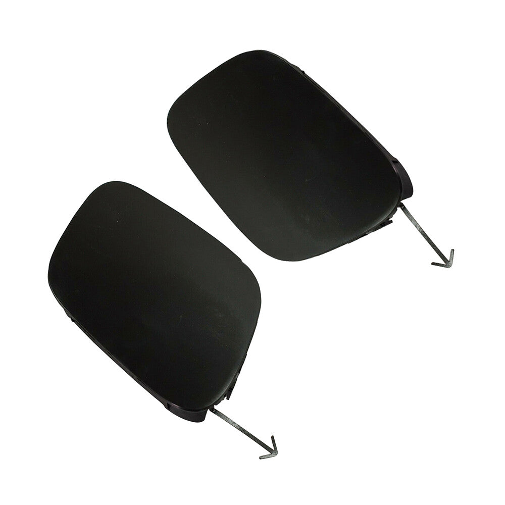 ya 27 6.18 Primed Bumper Tow Hook Eye Covers for 19-21 for Toyota Prius 2pcs Front Left & Right