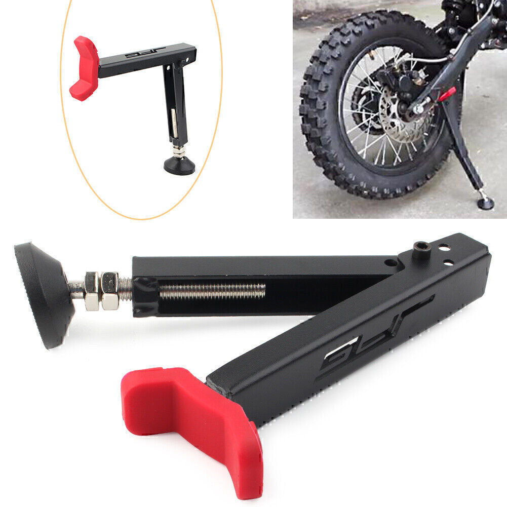 ya 4 6.17 Wheel Support Side Stand Swingarm Stand Dirt Pit Bike Repair Motorcycle Tool Red