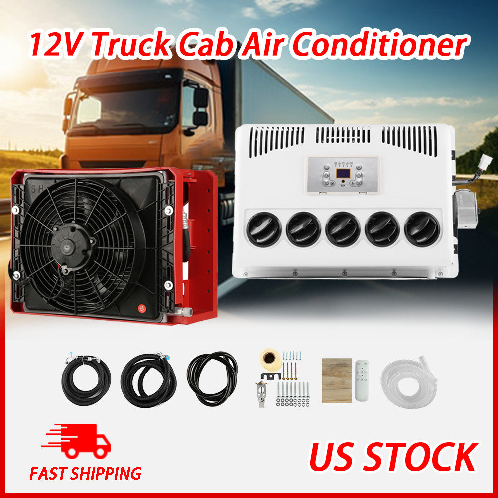 ya 1 7.7 12V Trucks Split A/C Engineering Vehicle New Energy Universal Air Conditioner