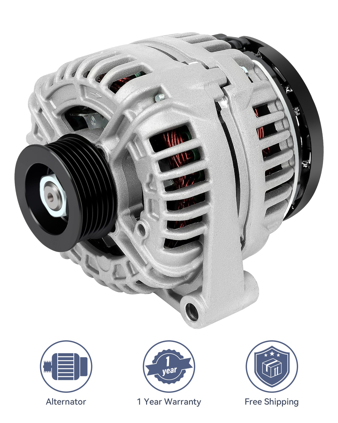 ya 27 7.2 Fit for 2006-2011 for Chevrolet Impala 3.5L V6 New Alternator 125 Amp ABO0241