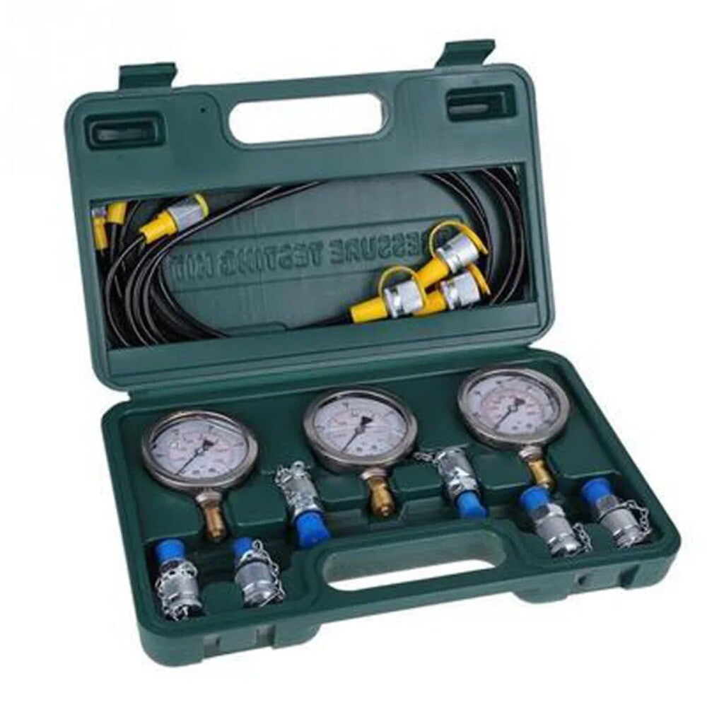Hydraulic Pressure Guage Excavator Hydraulic Pressure Test Kit with Testing