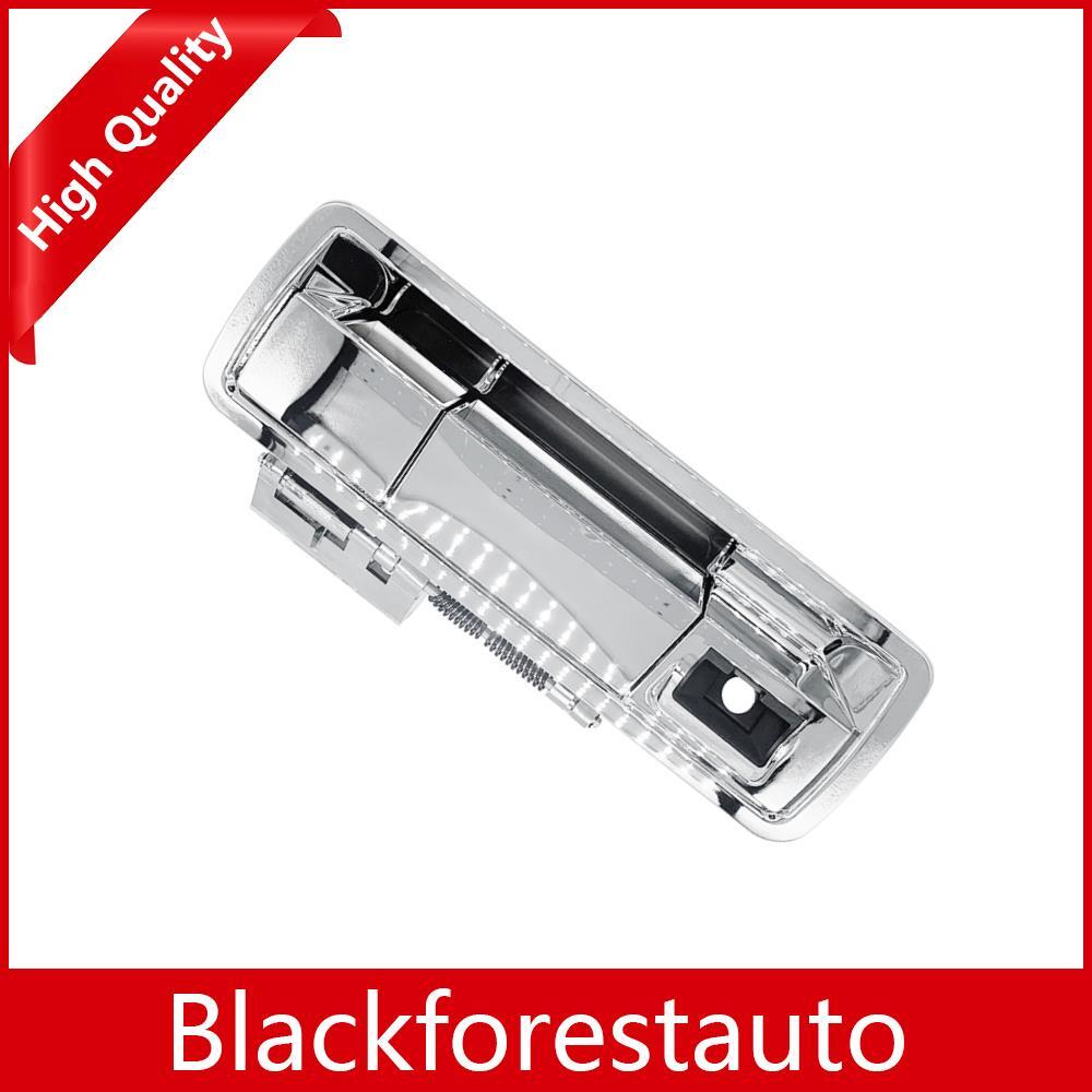 ya 13 5.27 Rear Liftgate Outside Door Handle With Camera Hole for Nissan Armada Chrome