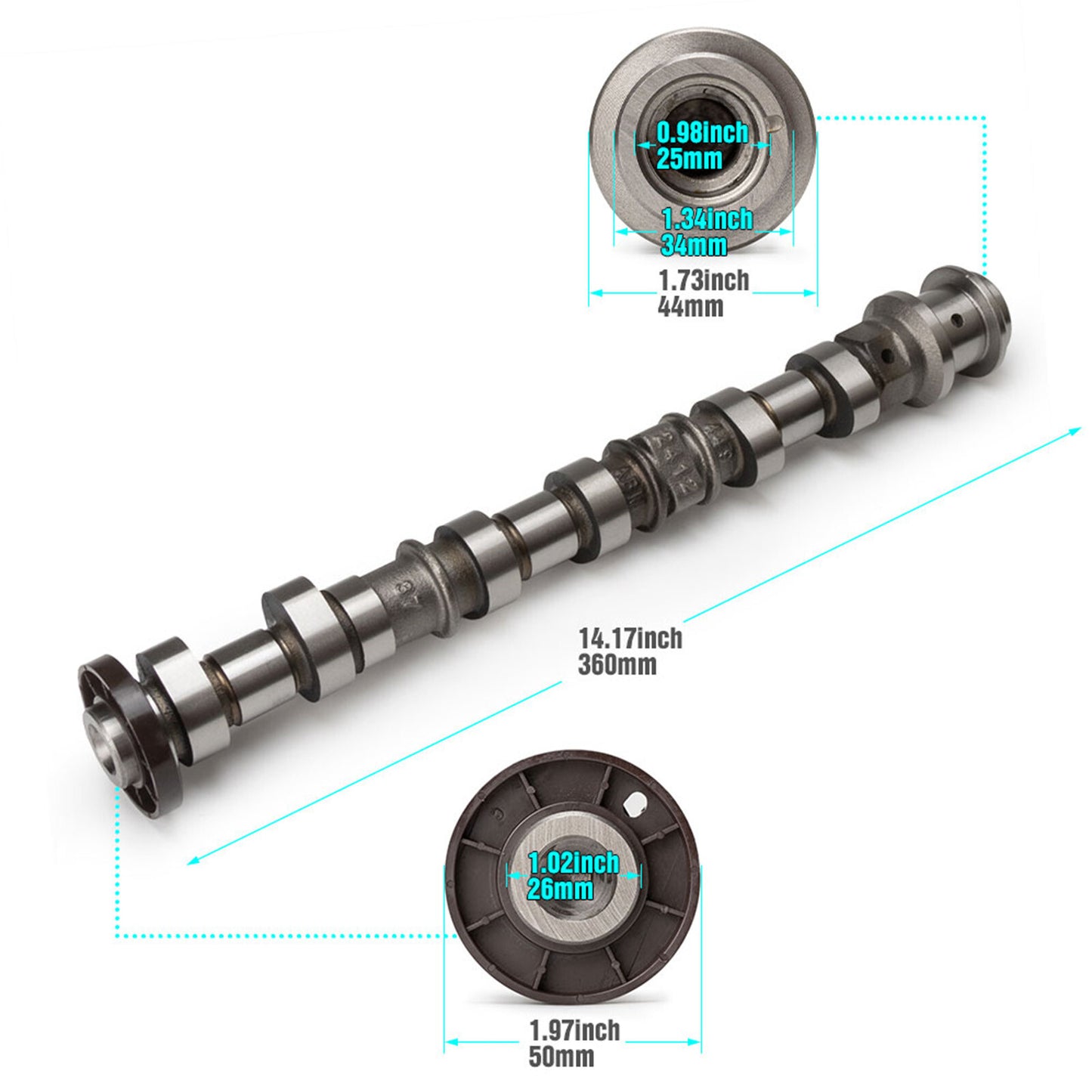 ya 5 6.16.2 Intake Camshaft Right For 2011-2020 for Jeep for Dodge for Chrysler 300 for Jeep 3.6L 5184380AG