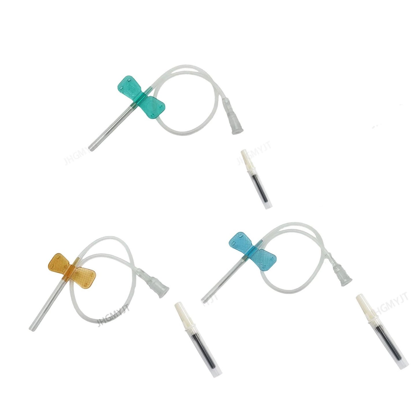 21G Butterfly N. 21G x 3/4 x 7 Butterfly Units with Luer Adapter (Pack of 100)