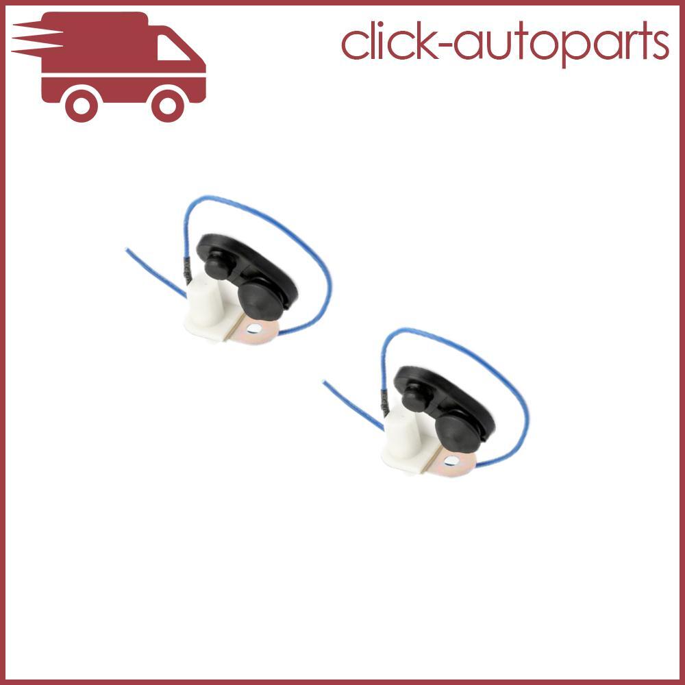 ya 13 Set of 2 Black Universal Auto Interior Parts Car Door Light Lamp Switch Button