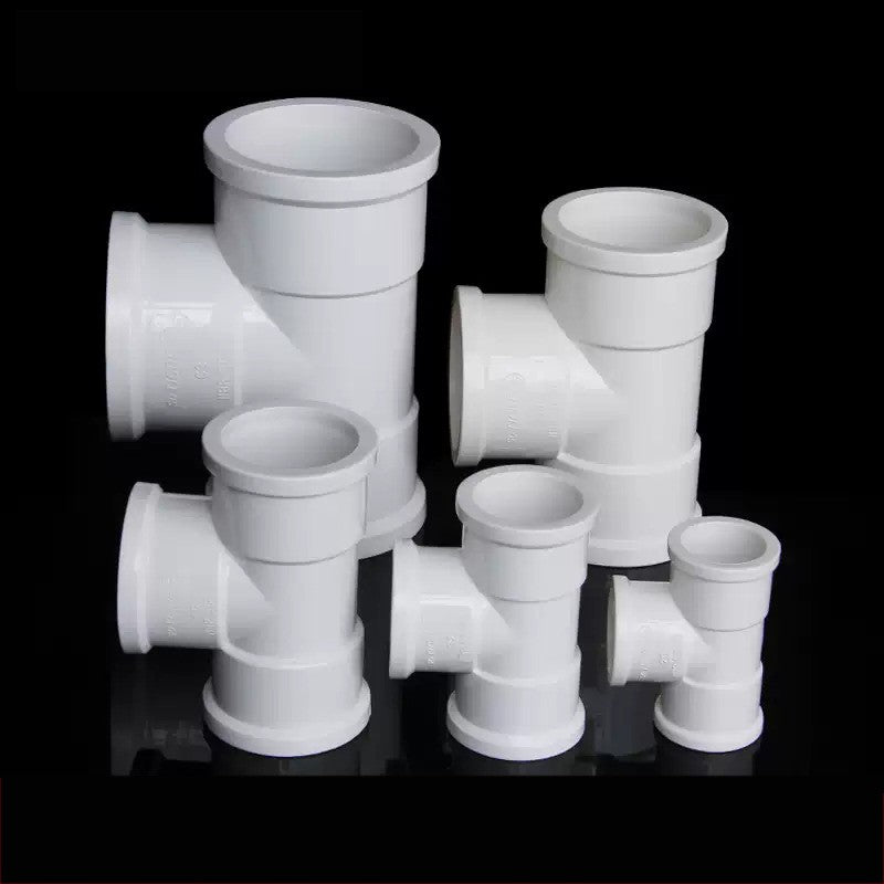 Heavy Duty PVC Equal Tee 20 25 32 40 50 63mm for Water Pipe (GB Standard) 1-10Pc