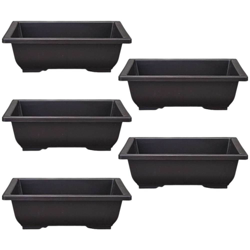 ya 14 5 Pcs Bonsai Pots tangular Flower Flowerpot Succulent Planter