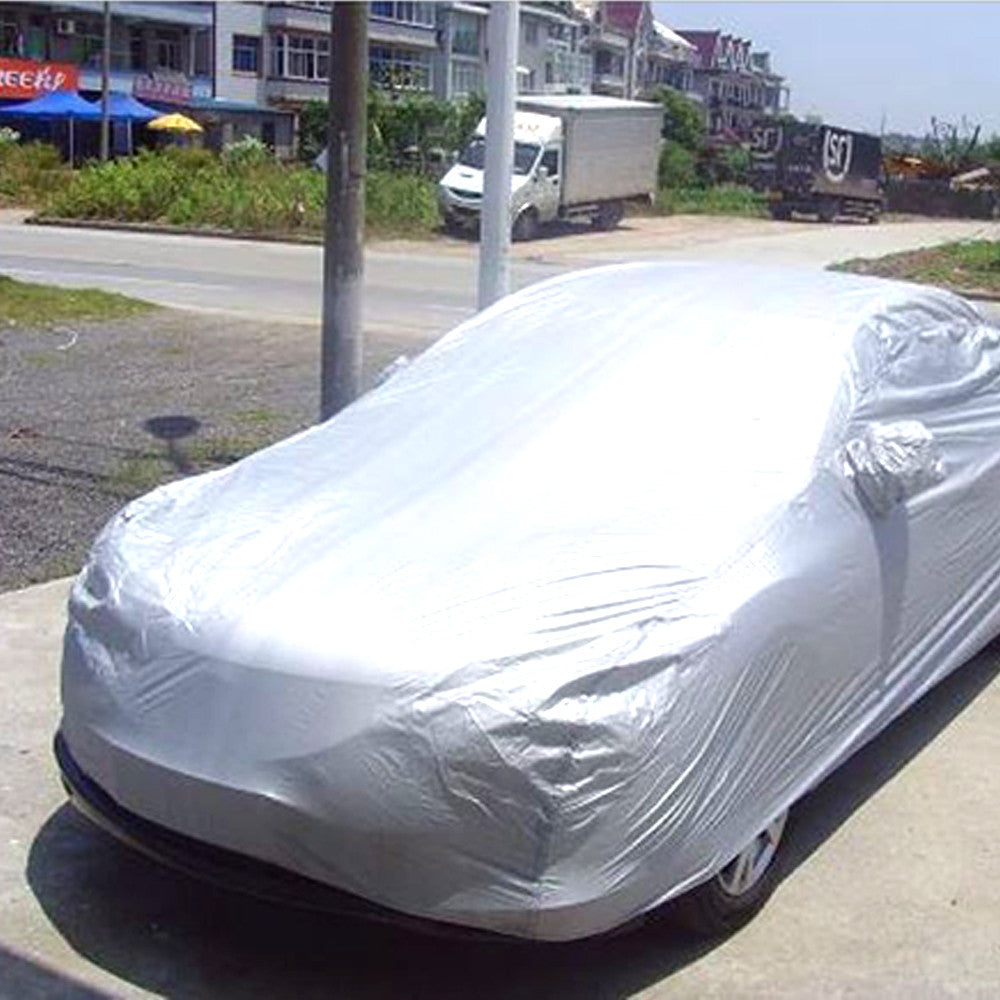 ya 5 8.7 WaterProof Full Car Cover For Outdoor Dust UV Ray Rain Resistant Fits Small Car