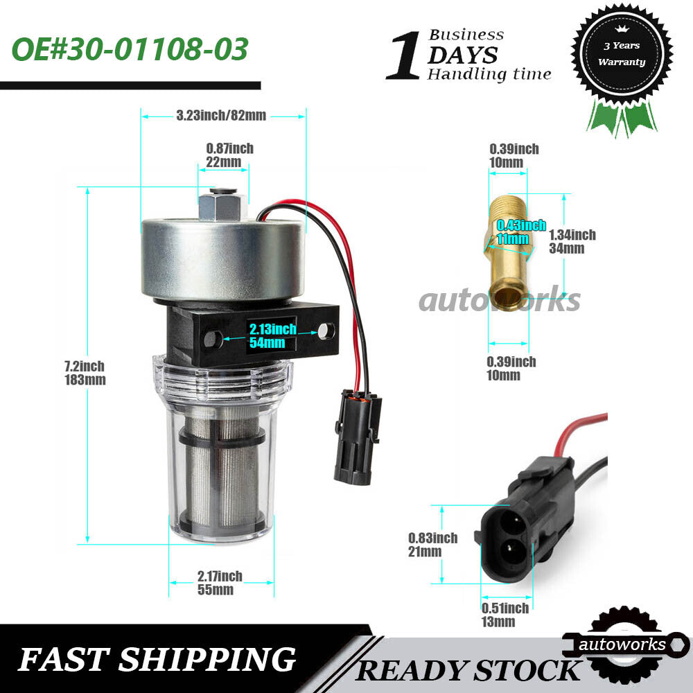 ya 27 7.2 Fuel Pump 41-7059 For Thermo King Carrier MD KD RD TS URD XDS TD 30-01108-03 NEW