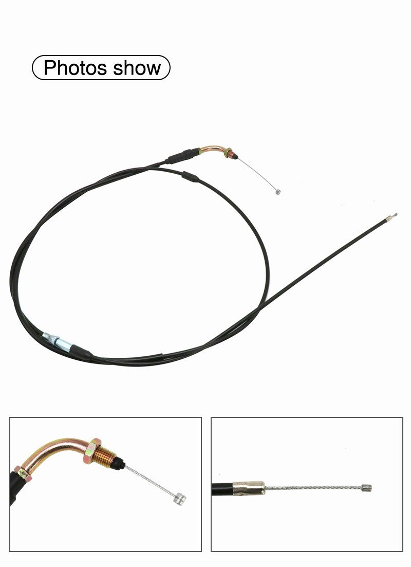 ya 2 6.30 188mm Motorcycle Throttle Cable Scooter Accelerator Single Elbow GY6 Engine