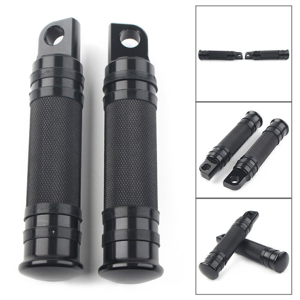 ya 11 6.8 Male Mount-Style Footpeg Supports for Halley Cross Bones Electra Glide Black USA