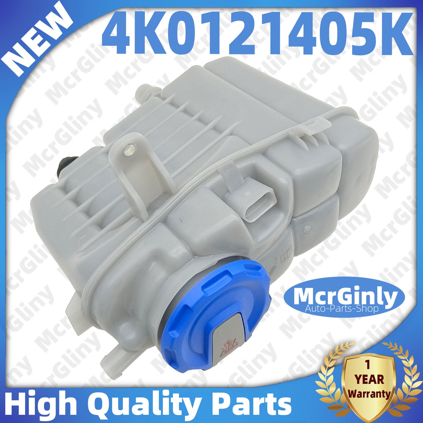 ya 9 6.5 for Audi A6 A7 2019-2024 Engine Coolant Reservoir Tank 4K0121405K 4K0121405AB