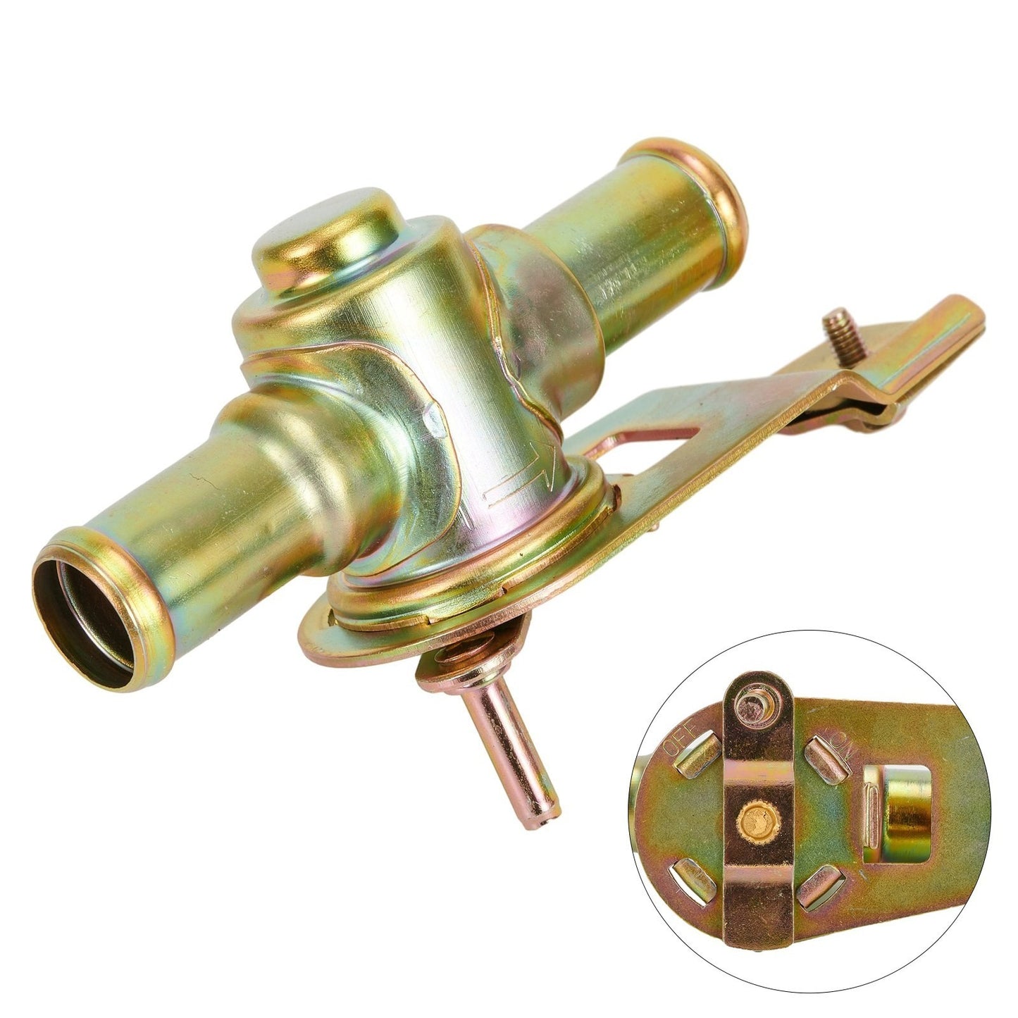 ya 12 5.28 Heater Tap Valve Universal-Type Car Hot Rod 16mm (5/8) Cable Type Inline