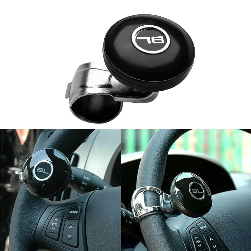 ya 2 6.26.2 Assister Spinner Knob Ball About 9 X 8cm Metal+ABS Truck Steering Wheel