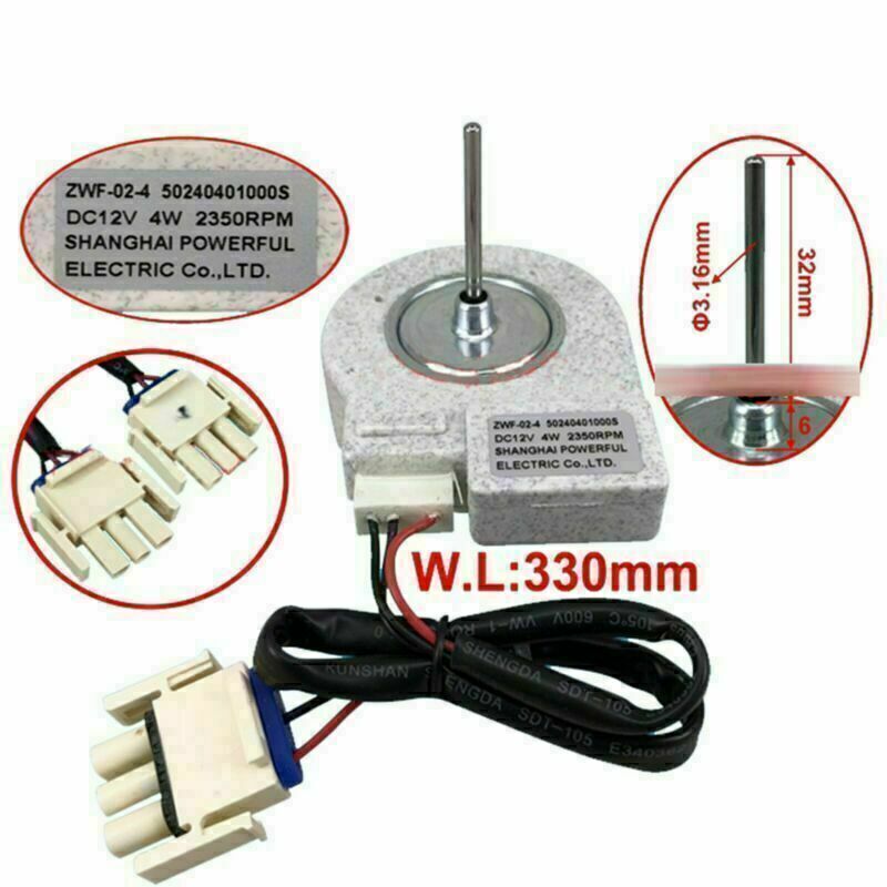 ya 26 ZWF-02-4 50240401000S Fan Motor DC12V For and Other Reigerator