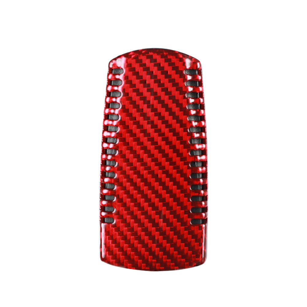 ya 5 8.7 Car Remote Key Fob Cover Case Fit 2009-2012 for VW CC for Passat B6 Carbon Fiber Red wa