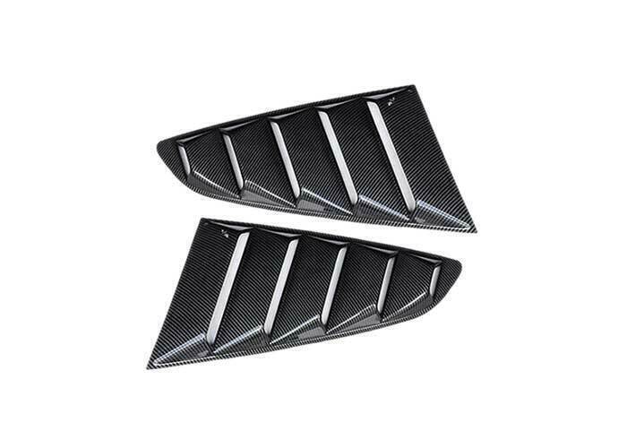 ya 5 8.7 Carbon Fiber Side Vent Window Scoop Louver Cover for Ford for Mustang ST 2015-2022