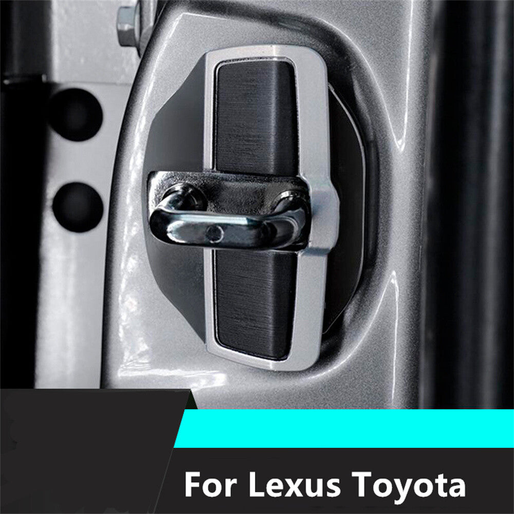 ya 13 5.27 1Set Car Door Lock Stabilizer Protector Lock Buckle Cover Fit for Lexus for Toyota