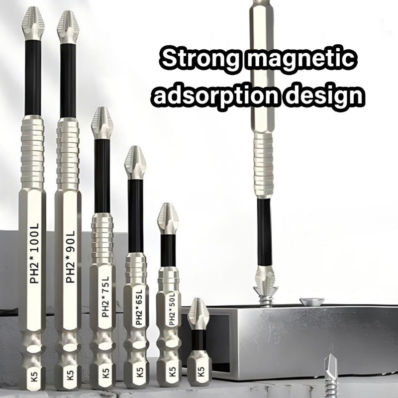 ya 26 Heavy Duty Screwdriver Drill Bit 6Pcs For Electric Manual Impact Driver