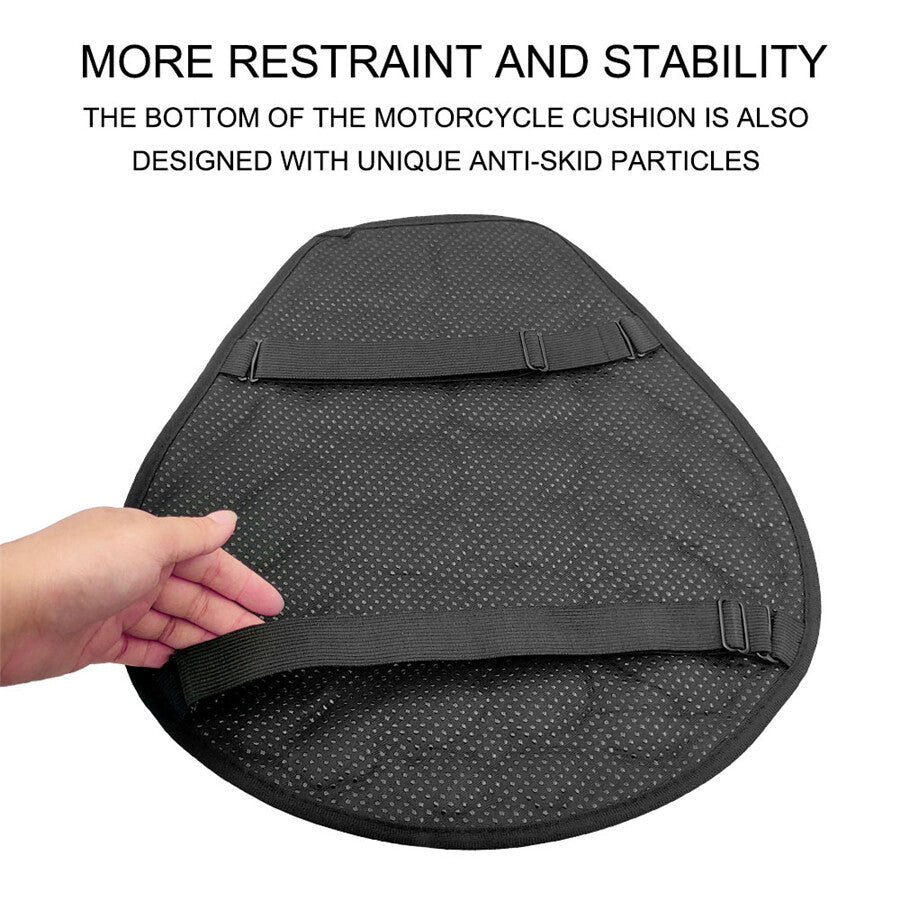 ya 5 8.7 3D Motorcycle for SEAT Pad Motorbike Cover Comfort Air Cushion Durable Black