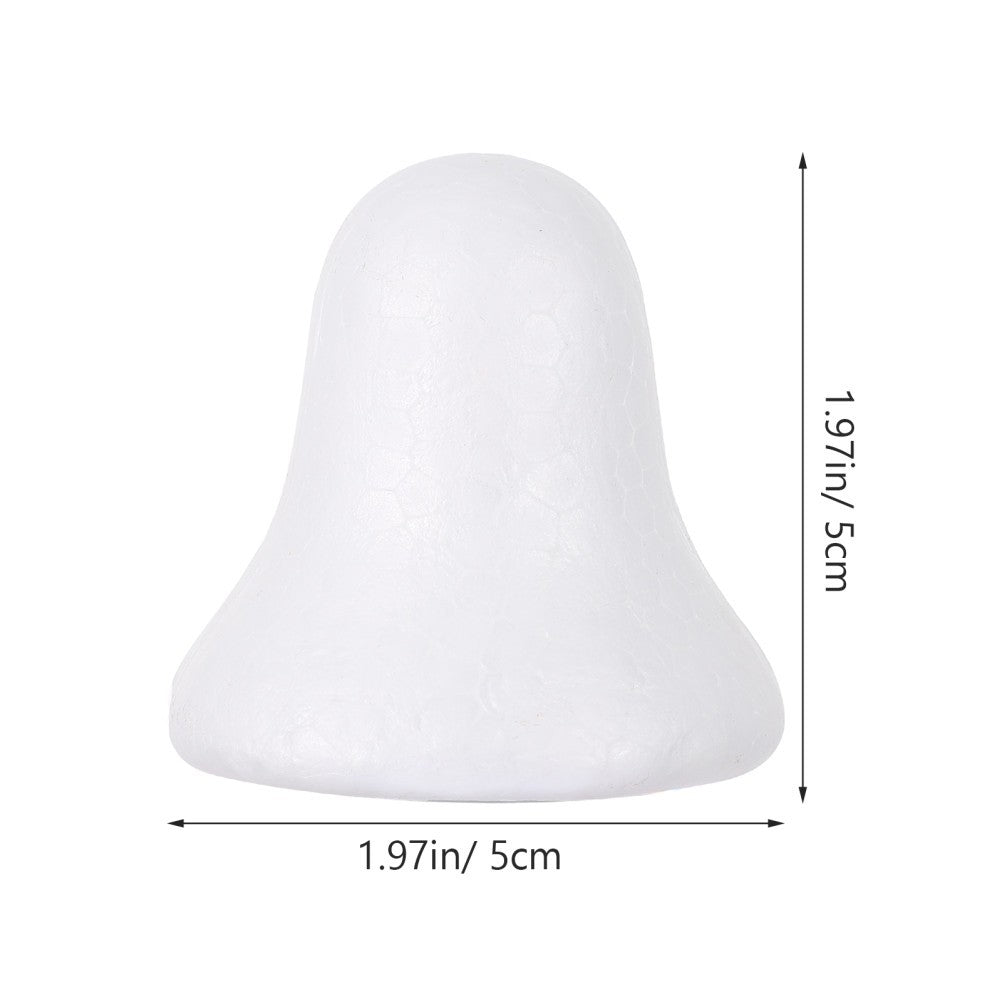 ya 25 50 Pcs Polystyrene Shape Or ments Jingle Bell Small Craft Bells