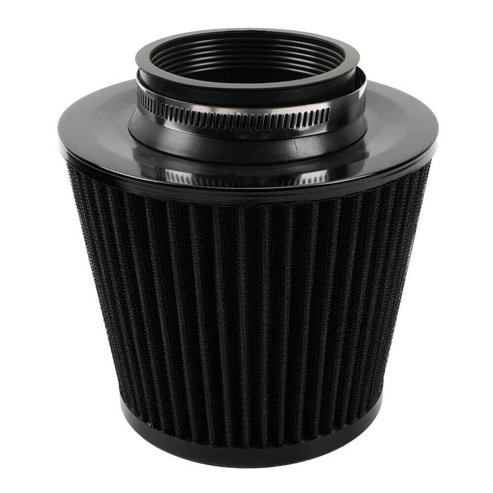 ya 12 5.22 3 Car High Flow Inlet Cleaner Dry Filter Cold Air Intake Cone Replacement Part