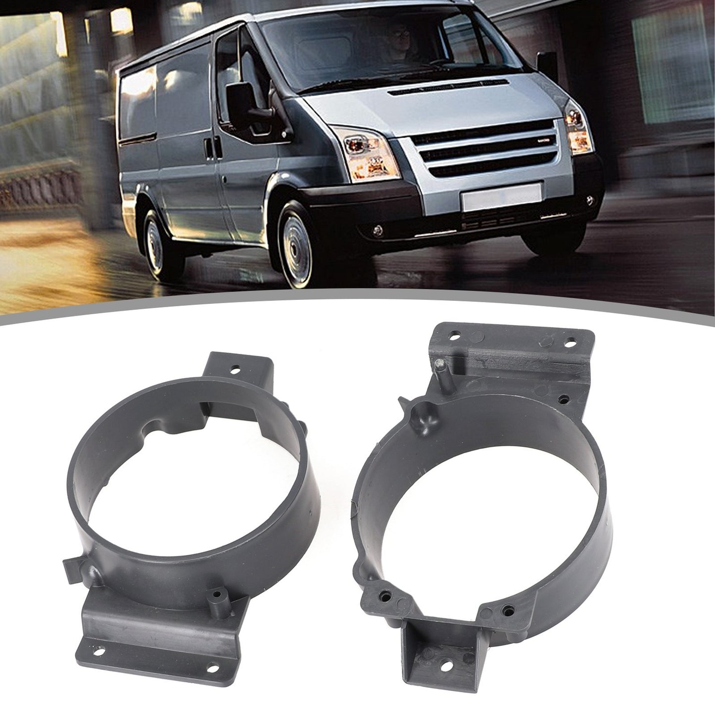 ya 1 7.4 PAIR OF FRONT FOG LIGHT LAMP BRACKET for for Ford TRANSIT 1387138 1387139 2006-2014