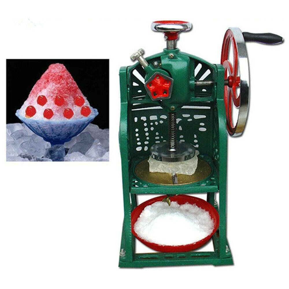Manual Snow Ice Shaver Machine, Ice Crusher, Shaved Ice Machine Shaved ice cubes