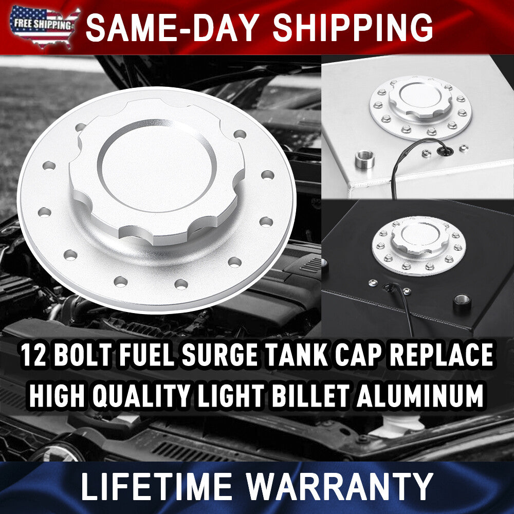 ya 11 6.8 160mm Fuel Cell Cap Gasket Filler Neck Cap 12 Bolt Opening Twist On Flush Cap