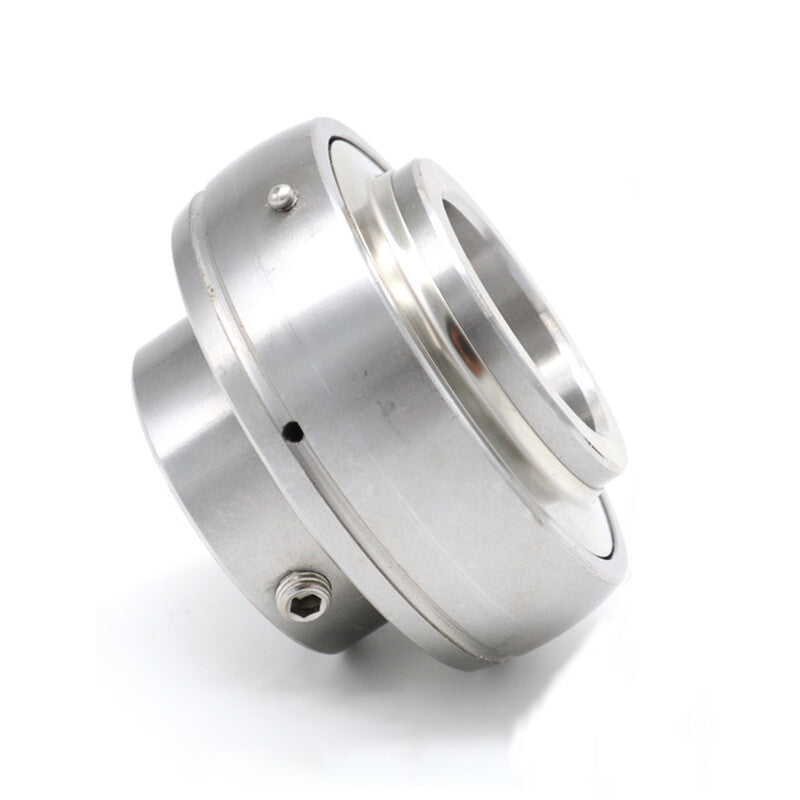 Stainless Steel UC Bearing Insert - 12mm Bore, 50mm OD with Grub Screw