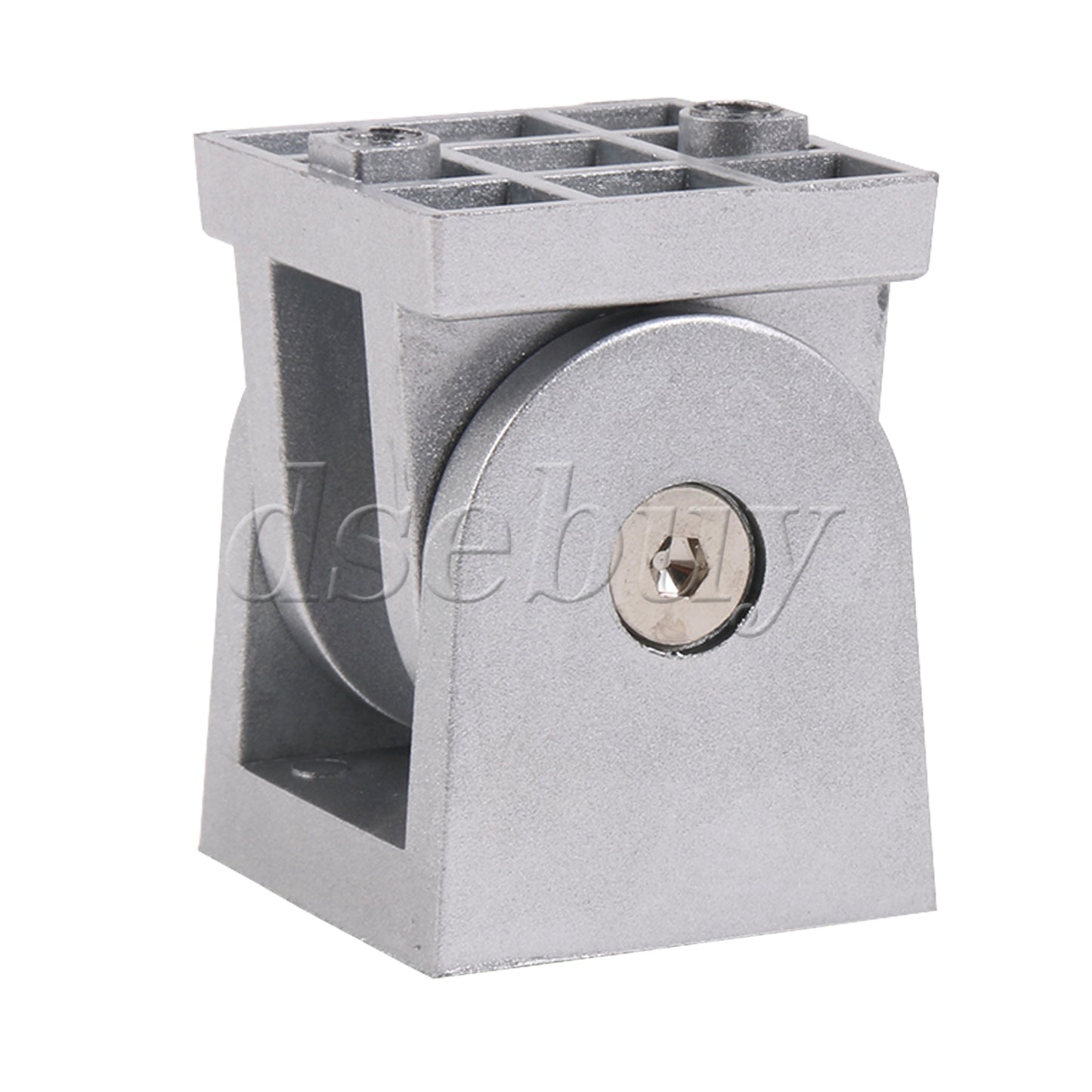 ya 26 Silver Living Hinge 4040 Series Aluminum Extrusion Fitting 0.67 Inch