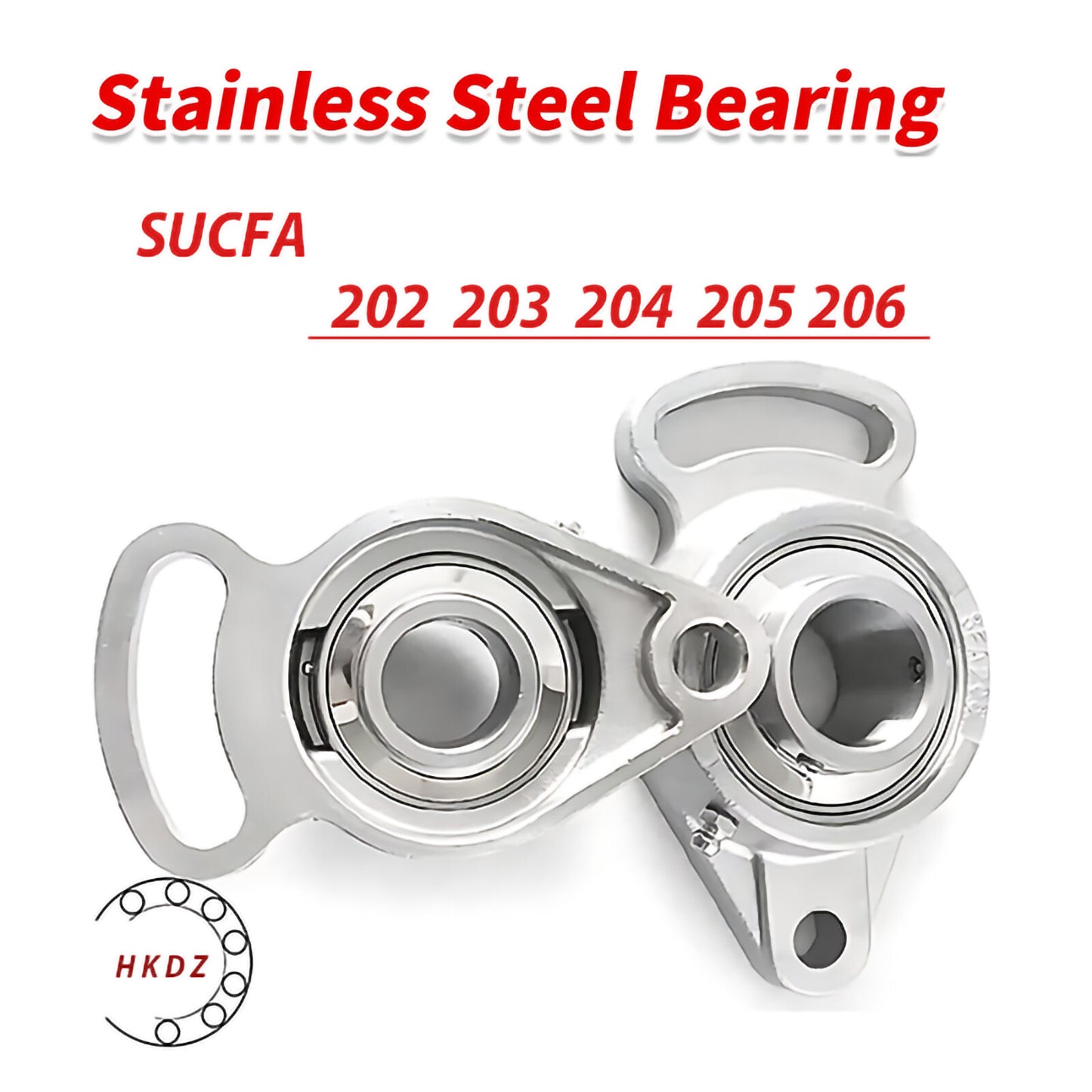 Stainless Steel Adjustable Bracket Mounted Ball Bearing SUCFA202/203/204/205/206