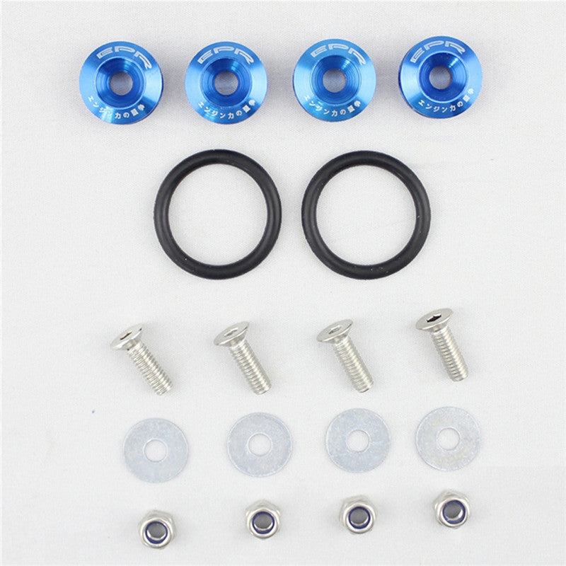 ya 5 8.7 8-Pack JDM Spike Quick Release Fasteners for Car Bumpers Trunks Fenders and Hatch Covers